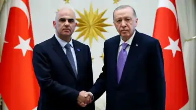 Erdoğan, Berset'i Kabul Etti
